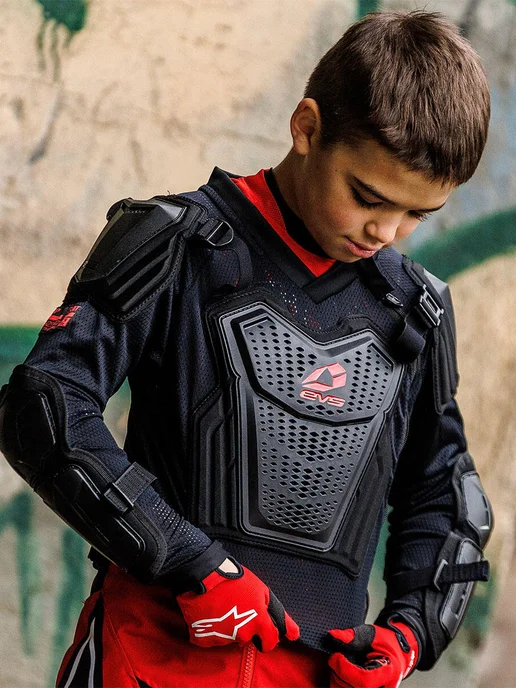 evs Моточерепаха Comp Suit Защитный панцирь, черный, фото 3