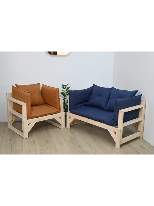 ARSKO Раскладной садовый диван Крокет beige, на террасу, бежевый, фото 8