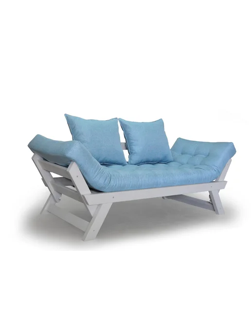 ARSKO Садовый диван кушетка ОТМАН белый, на кухню, офисный, синий
