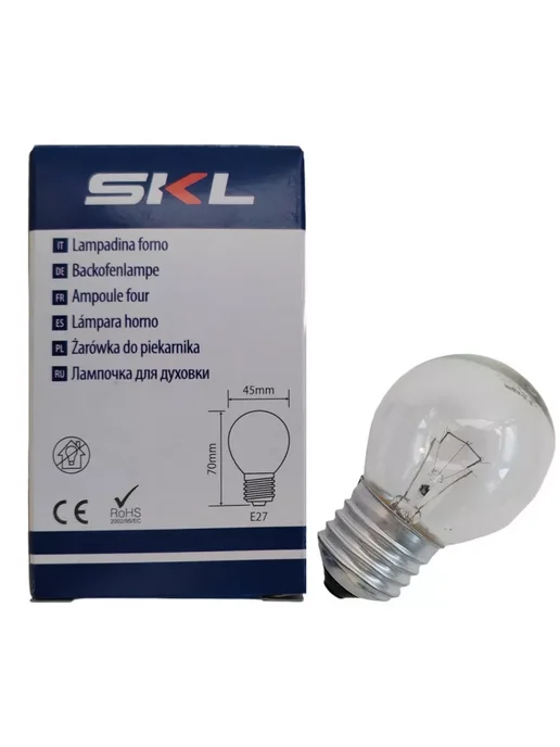 SKL Лампочка духовки E27-40W-300, вариант, фото 2