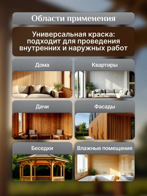 MASTERFARBE Краска акриловая белая для вагонки, дерева и OSB-плит, 12 кг, 12 кг, фото 3