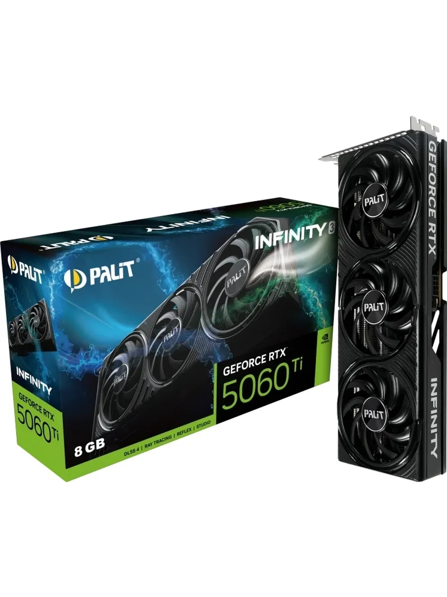 Palit Видеокарта PA-RTX5060Ti INFINITY 3 OC 8GB