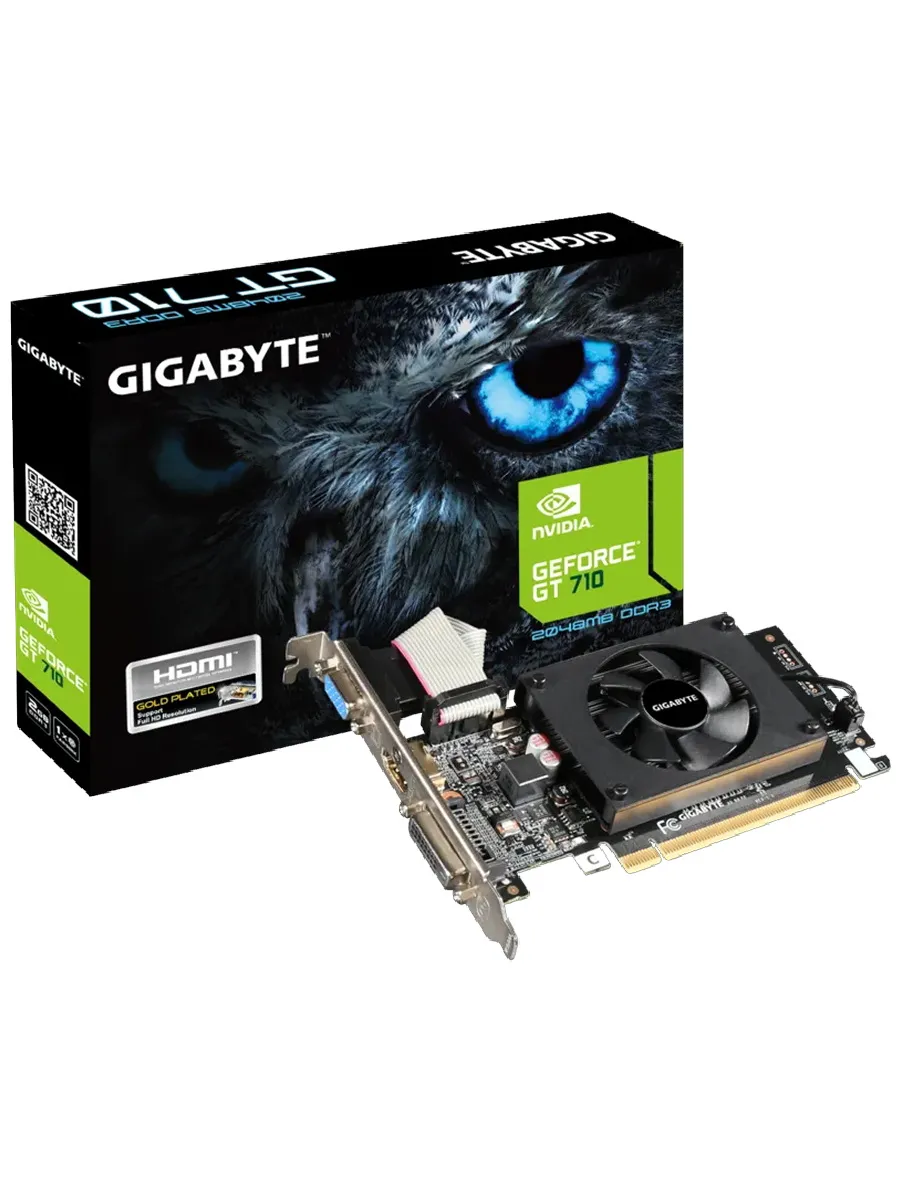 Видеокарта GV-N710D3-2GL PCIE8 GT710 2GB Gigabyte 440704714 купить в интернет‑магазине Wildberries