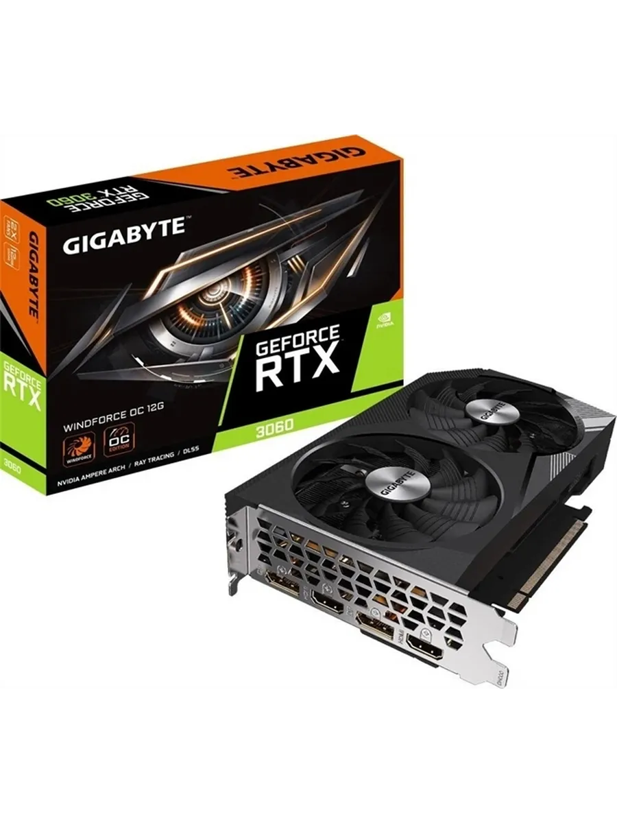 Видеокарта GV-N3060WF2OC-12GD (V2.0) PCIE16 Gigabyte 440704805 купить за 57 302 ₽ в интернет‑магазине Wildberries