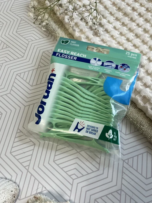 Jordan* Флоссеры для зубов зубная нить зубочистка Easy Reach Flosser, вариант, фото 5