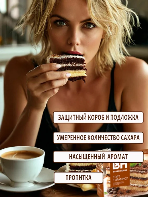 Baker house Торт Бекер Хаус 350 гр. 5 шт 5 видов, 5 шт, фото 2