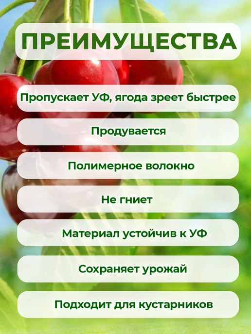 Сетка от птиц для клубники, зеленый, фото 2
