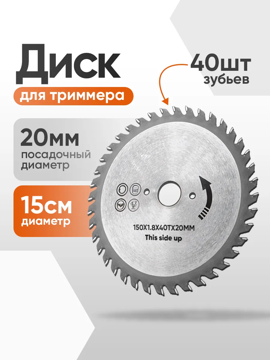 Диск для триммера круглый