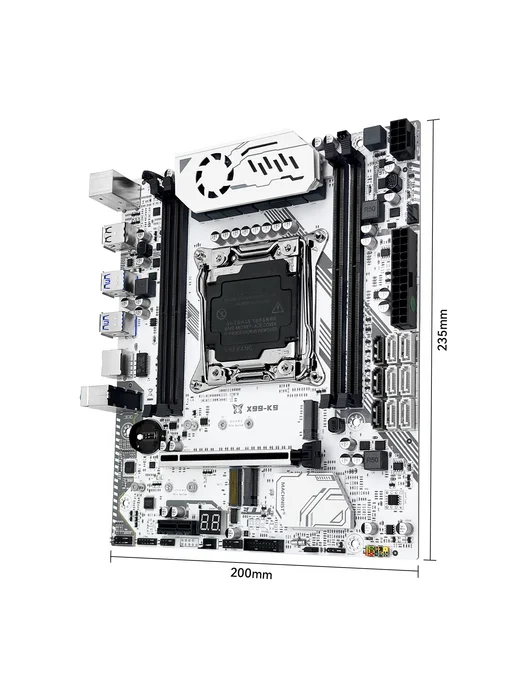 machinist k9 материнская плата ddr4 x99 к9 до 128 gb с TPM 2.0 LGA 2011-3, 4x99, 128 ГБ, фото 8