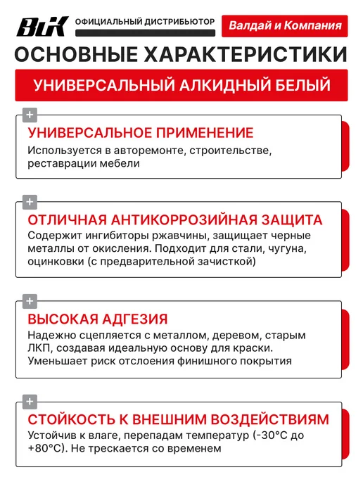 KUDO KU-2004 Грунт алкидный белый 520 мл, 520 мл, фото 3