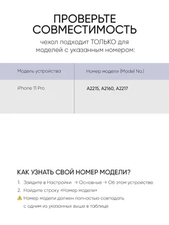 Чехол для iPhone 11 Pro, серия Card Case КейсБерри.. Цвет синий. Вид 2.