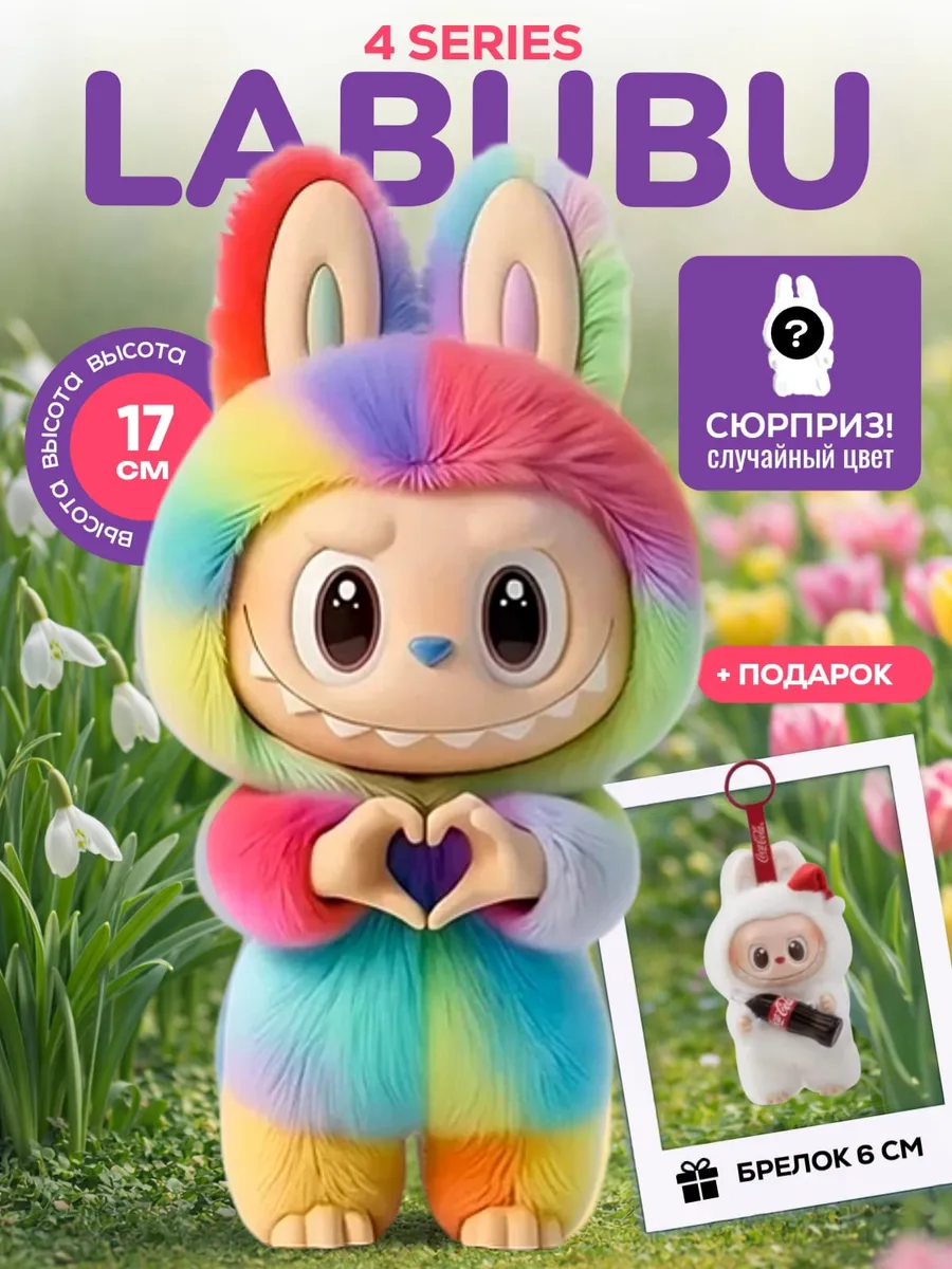 лабубу мягкая игрушка брелок Labubu