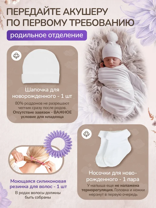 Хорошая Мама Готовая сумка в роддом для малыша и мамы, вариант, фото 7