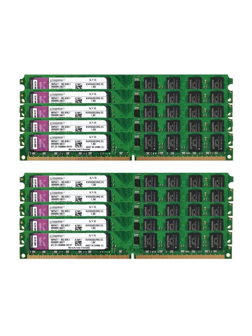 Kingston Оперативная память DDR2 2 ГБ X 10 шт 800 МГц для ПК PC2-6400, 2 ГБ, 10 шт, фото 2