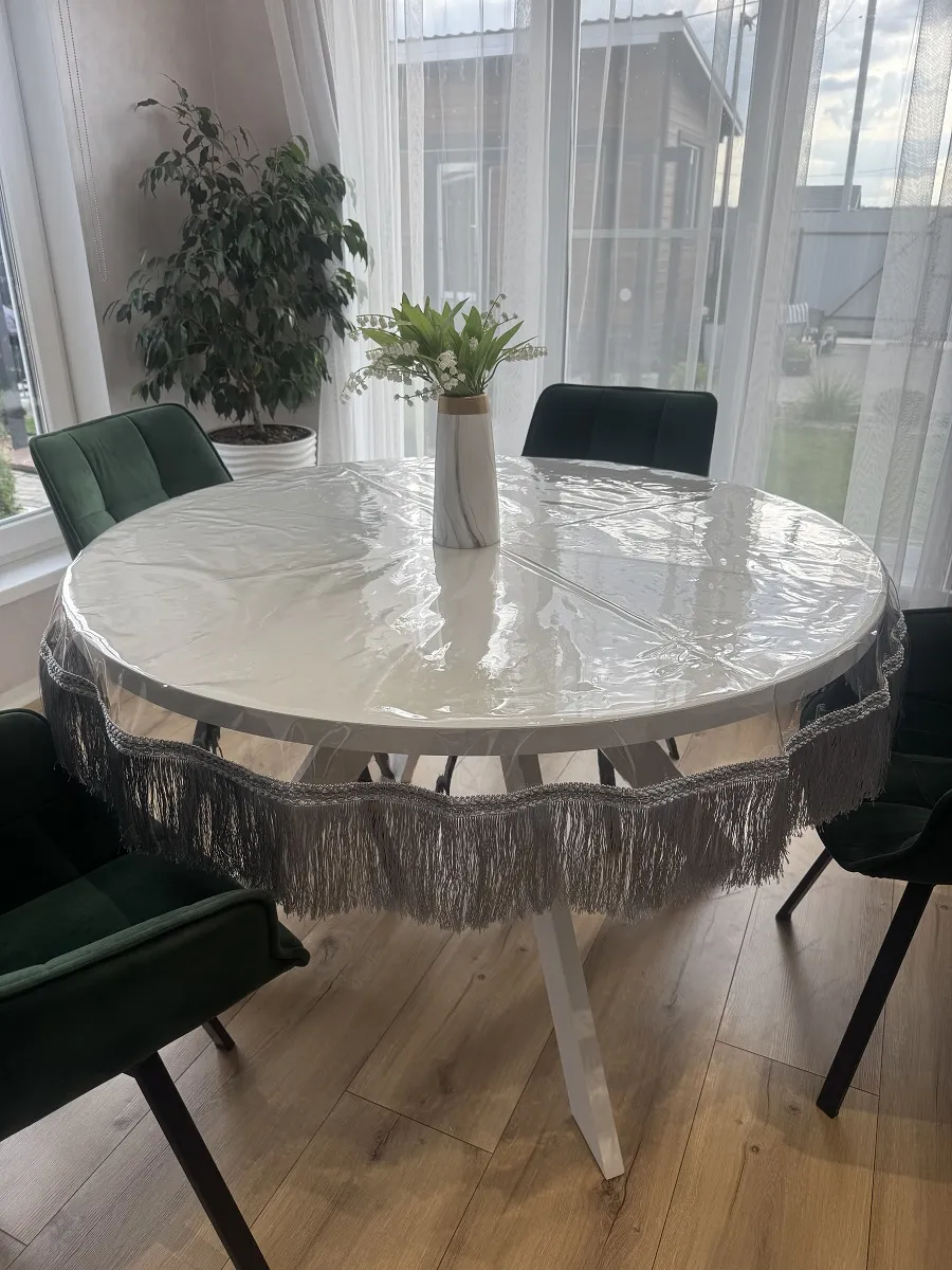 Силиконовая круглая скатерть