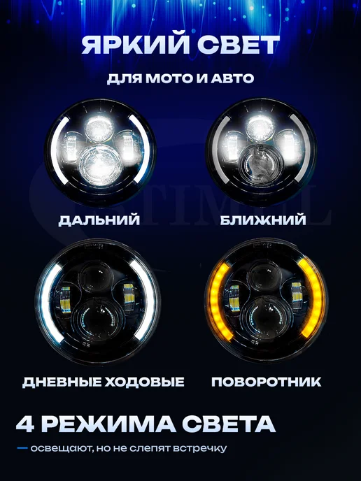 STIMUL Светодиодные фары на ниву и уаз, вариант, фото 2