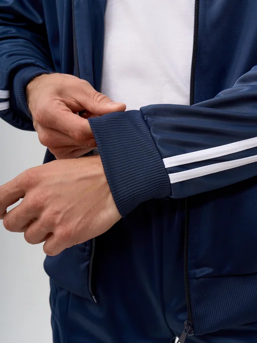 ZNK Sport Спортивный костюм на молнии ретро в стиле 90-х, синий, фото 8