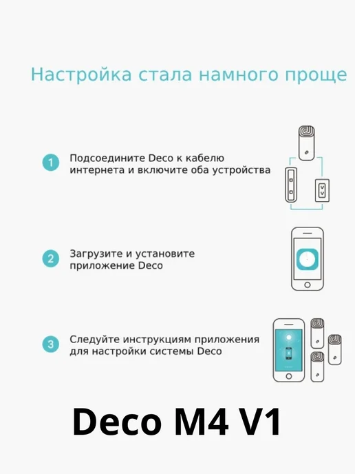 TP-link Роутер Wi-Fi для дома мощный Deco M4, вариант, фото 10