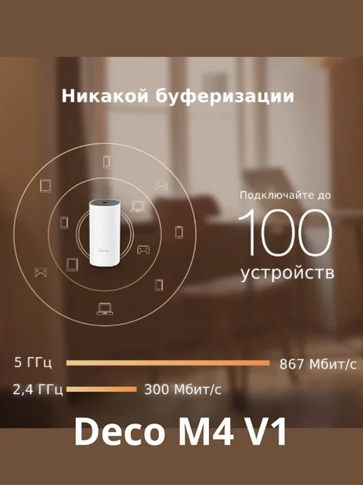 TP-link Роутер Wi-Fi для дома мощный Deco M4, вариант, фото 8
