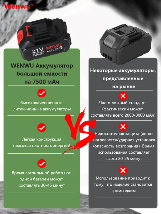 Аккумулятор 21v для газонокосилки, вариант, фото 5