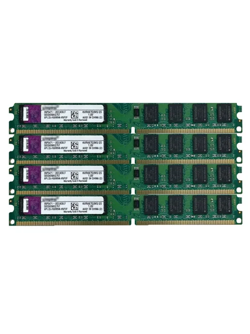 Kingston Оперативная память DDR2 2 ГБ X 4 шт 667 МГц для ПК PC2-5300, 2 ГБ, 4 шт, фото 2