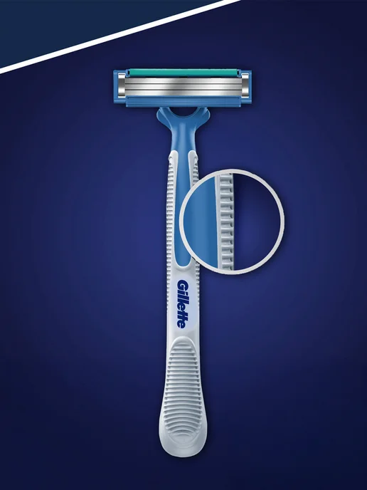 GILLETTE Станки мужские одноразовые Blue 3 Simple для бритья, 16 шт, 16 шт, фото 7