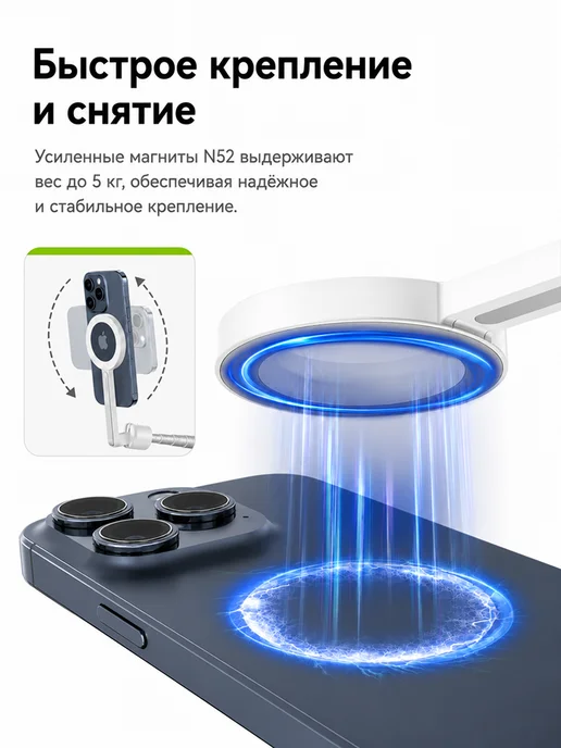 Ulanzi Штатив - монопод MG-003 Magsafe Pro Черный, белый, фото 4