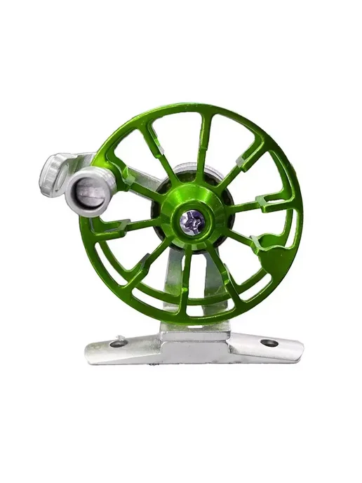 Катушка D-55mm инерционная для зимней рыбалки, серый, фото 2