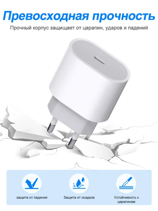 Apple Зарядка для iphone оригинал быстрая на айфон 20W, 20 Вт, фото 4