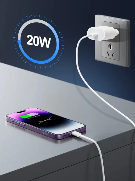Apple Зарядка для iphone оригинал быстрая на айфон 20W, 20 Вт, фото 6