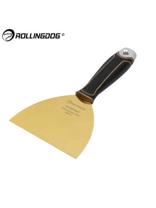 Rollingdog Малярный шпатель Titanium 5" 125мм серия Elite 50411, титан, фото 2