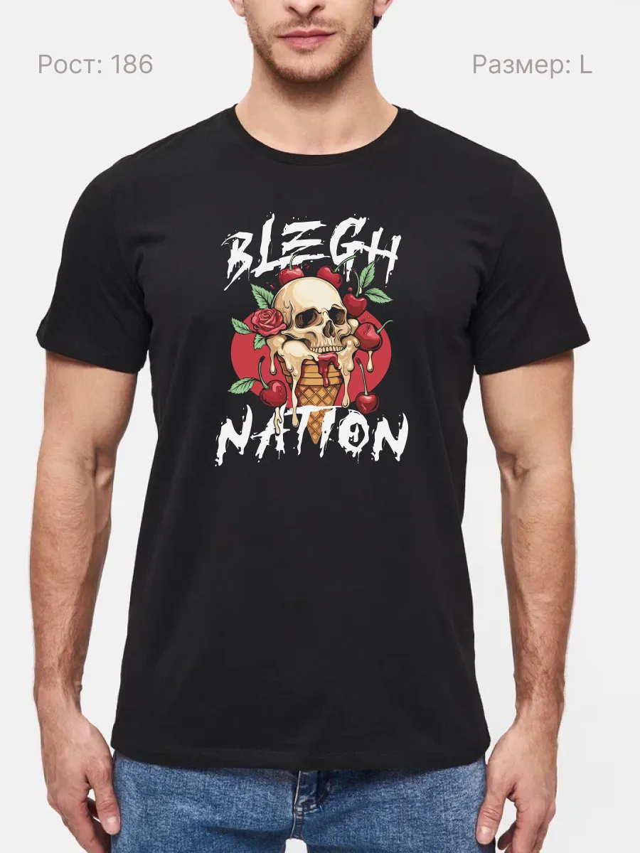 Футболка Blegh метал