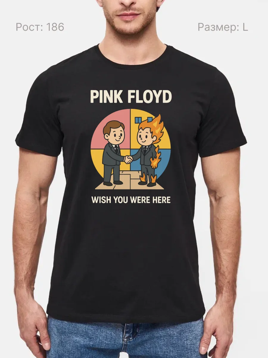 Футболка Pink Floyd прикол