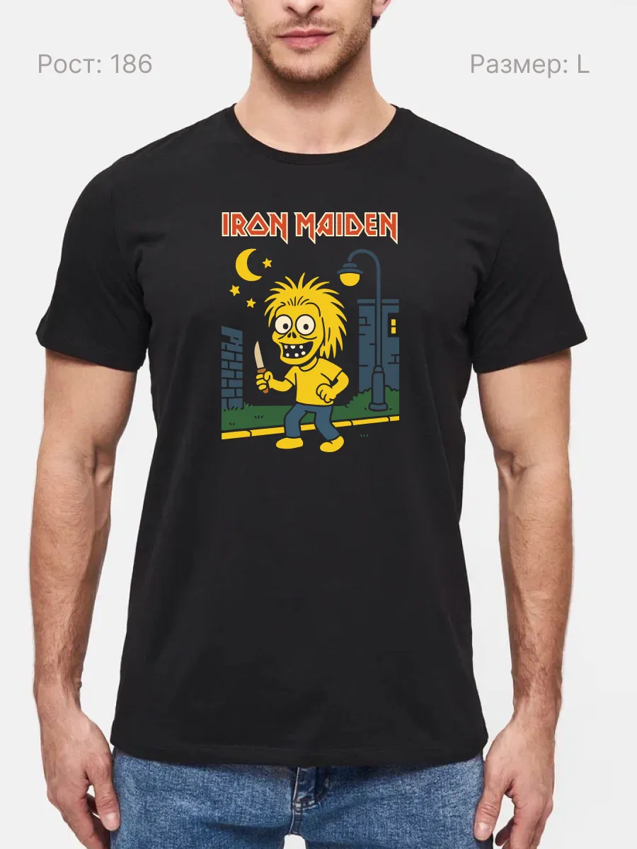 Футболка Iron Maiden прикол