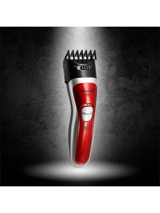 Atlanta ATH-6909 (red) Машинка для стрижки волос аккумуляторная, красный, фото 2