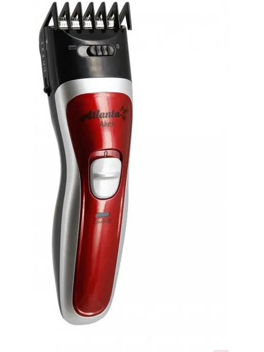 Atlanta ATH-6909 (red) Машинка для стрижки волос аккумуляторная, красный, фото 3