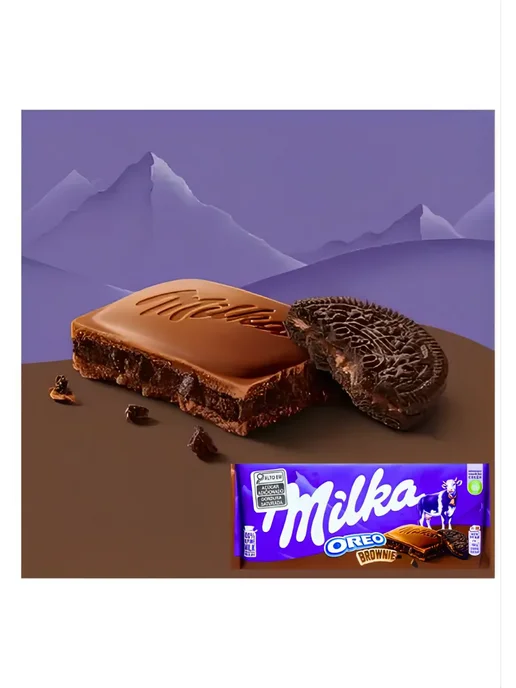 milka Шоколад Милка Oreo набор 2 шт, 3 шт, фото 2