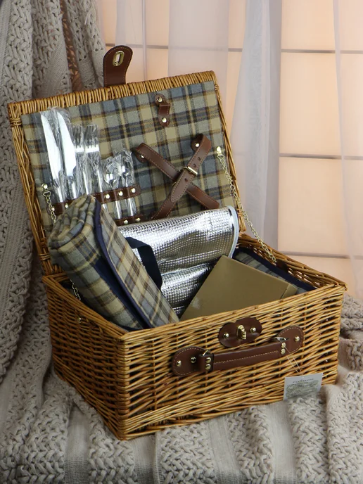 Holiday Basket Набор для пикника SET 6, коричневый, фото 3