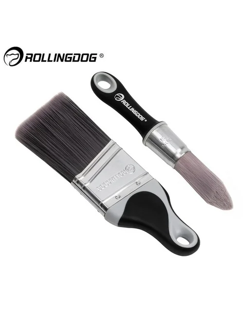 Rollingdog Набор кистей с короткой ручкой 22 50мм синтетика, вариант, фото 8