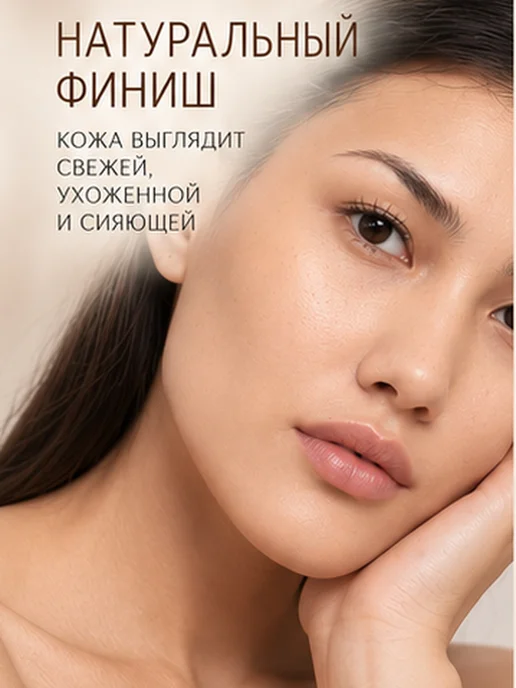 EMILI FLOR Увлажняющий тональный крем для лица, желтый, фото 7