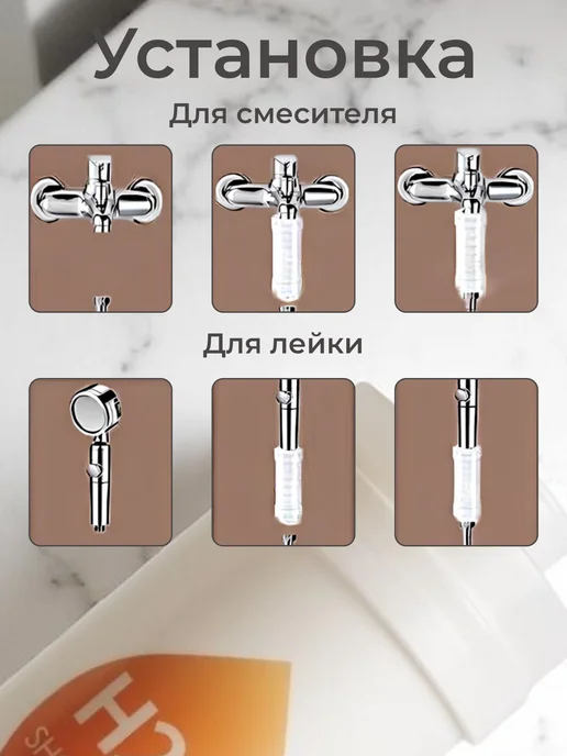 Weez Фильтр для душа, белый, фото 7