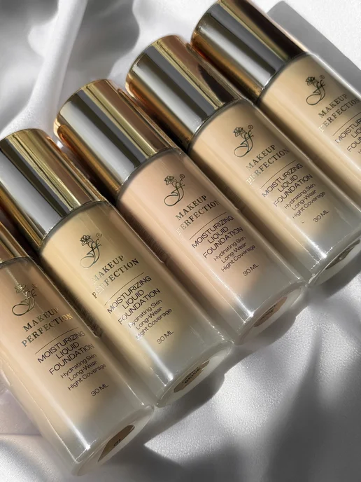 ffleur Тональный крем Perfect Skin Foundation, 04 Warm Nude, бежевый, фото 4