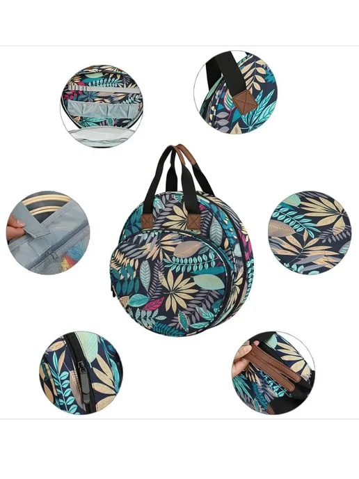 SmirreShop Сумка органайзер для вышивания и рукоделия, голубой, фото 7