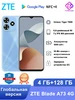 Смартфон Blade A73 4ГБ+128ГБ глобальная версия Синий ZTE 444453440 купить за 7 135 ₽ в интернет‑магазине Wildberries