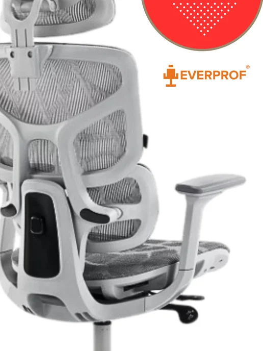 EVERPROF Кресло офисное Alfa Grey Сетка Серый, серый, фото 7
