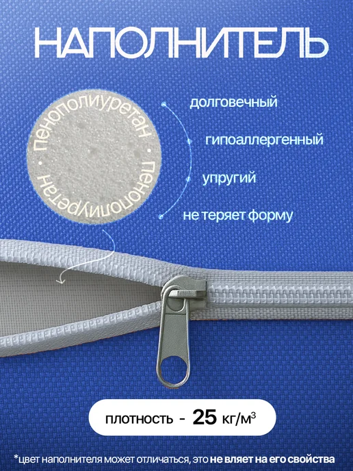 Территория сна Матрас для садовых качелей 170х55 см, 130x50 см, фото 3