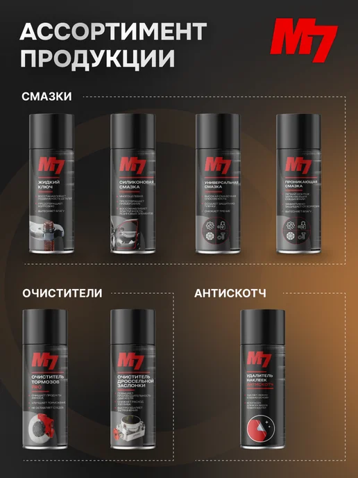 М7 Смазка цепи внедорожная 520мл, 520 мл, фото 7