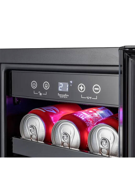 TEMPTECH Холодильник винный SOM2DX60DRB (36 бутылок), черный, фото 7