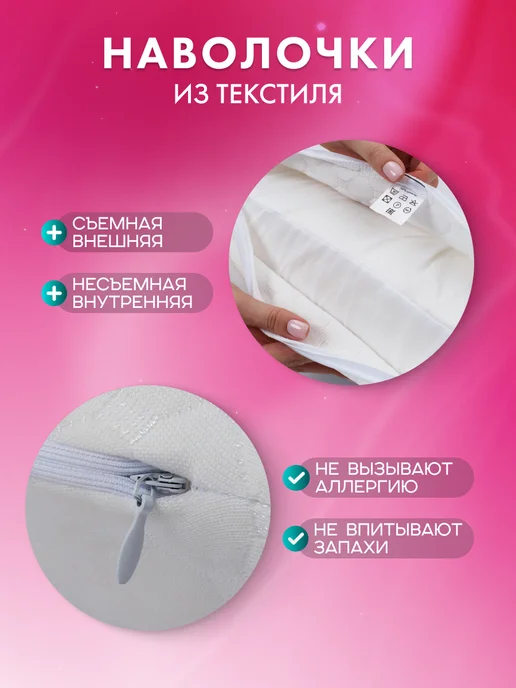 Beautynomy Подушка анатомическая с эффектом памяти Classic BN-T103, белый, фото 5