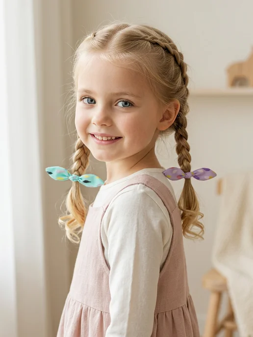 HairBee Резинки для волос детские набор, голубой, фото 5